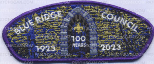 Patch Scan of 454462 100 years Blue Ridge Council