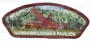 Patch Scan of Nawakwa Lodge 3 Pavilion CSP (Dark Red Metallic Border) 