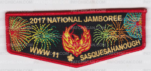 Patch Scan of Sasquesahanough OA Flap 2017 National Jamboree