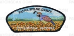Patch Scan of Pacific Skyline Council 2023 NSJ JSP quail black border