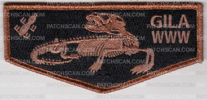 Patch Scan of Gila Lodge Skeleton Flap