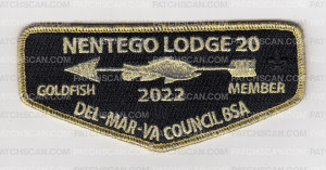 Patch Scan of Nentego Gold Fish Member 2022 Flap