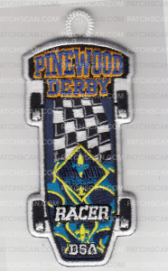 Patch Scan of Webelos Racer Patch