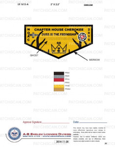 Patch Scan of OURS IS THE FRIENDSHIP FLAP