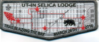 Ut-In Selica Lodge - Pocket flap Mount Diablo-Silverado Council #23