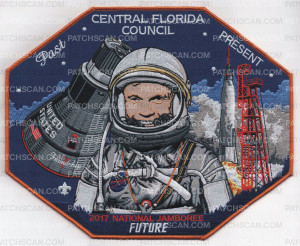 Patch Scan of 2017 National Jamboree Back Patch (PO 86787)