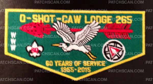 Patch Scan of 265 60TH ANNIVERSARY FLAPMARIGOLD