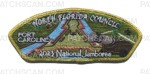 Patch Scan of 2023 NSJ- North Florida Council Fort Caroline CSP (Gold Metallic) 