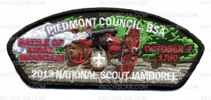 Patch Scan of 2013 Jamboree- Piedmont Council- #211929