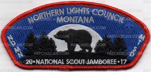 Patch Scan of NORTHERN LIGHTS JAMBOREE CSP- MT RED