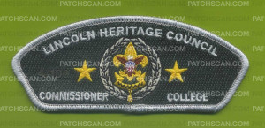 Patch Scan of CSP Green Commissioner - Consecutively Numbered/Silver Metallic