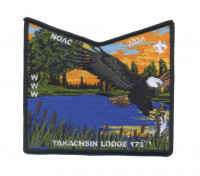  Takachsin Lodge 173 NOAC 2024 "Eagle/Cardinal" (Bottom) Sagamore Council #162