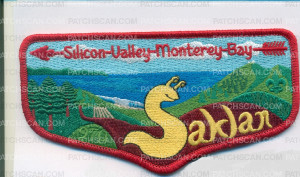 Patch Scan of Silicon Valley Monterey Bay - Saklan- flap