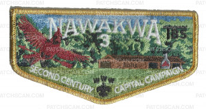 Patch Scan of Nawakwa 3 - Second Century Capital Campaign (Gold Metallic) 