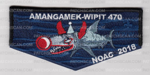 Patch Scan of Amangamek-Wipit 470 NOAC 2018 Clown Shark OA FLap