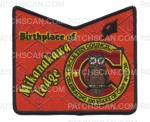 Patch Scan of 100th Anniversary Camp Wisdom Bottom Piece 