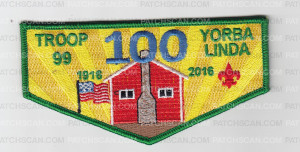 Patch Scan of Troop 99 100 Years 