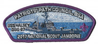 2017 National Jamboree - Patriots' Path Council JSP - USS Halsey  Patriots' Path Council #358