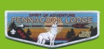 Pennacook Lodge flap white border Spirit of Adventure Council