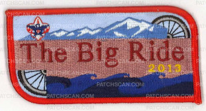 Patch Scan of X148674C The Big Ride 2013 