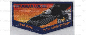 Patch Scan of Timuquan 70th Anniversary lodge flap