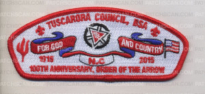 Patch Scan of TAC - 100th CSP - For God and Country