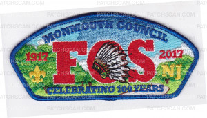 Patch Scan of Monmouth Council FOS 100 Years