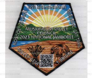 Patch Scan of 2023 National Jamboree Center Piece (PO 100803)