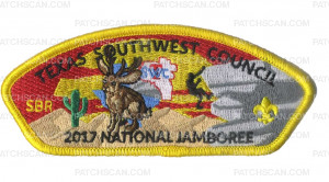 Patch Scan of Texas Southwest Council- 2017 National Jamboree- SBR CSP 