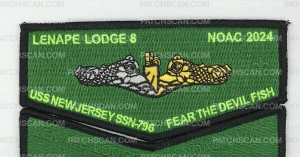 Patch Scan of Lenape Lodge NOAC Set