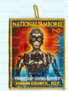 Patch Scan of National Jamboree- Friendship, Giving, Service 2013