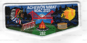 Patch Scan of ACHEWON NIMAT NOAC 2020 FLAP 282 WHITE BORDER