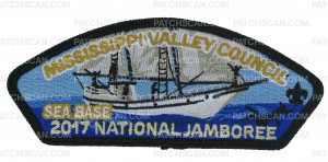 Patch Scan of 2017 National Jamboree - MVC - Sea Base - BOAT