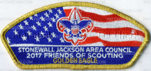 Patch Scan of Stonewall Jackson Council- FOS 2017- Golden Eagle 