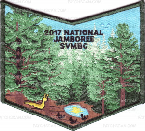 Patch Scan of 2017 National Jamboree - SVMBC - Pocket Piece