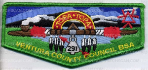 Patch Scan of Topa Topa Lodge 291 VCC-Pocket Flap