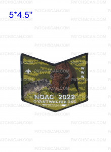 Patch Scan of GYANTWACHIA 255 NOAC 2022 Wolf/Bison Bottom Piece