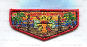 Patch Scan of Inito Lodge Conclave 2024 (Red) Flap