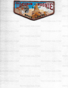 Patch Scan of Tu Cubin Noonie Bryce Canyon - oa pocket flap 