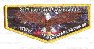 Patch Scan of 2017 National Jamboree Konepaka Ketiwa 38 Flap