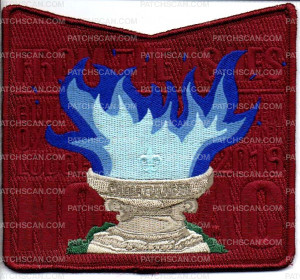 Patch Scan of Gamehaven Council Blue Ox Lodge NOAC From The Ashes 2018