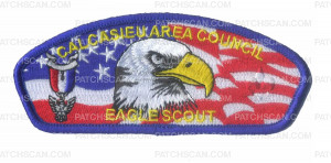 Patch Scan of Eagle Scout CSP (CAC-Blue Border)