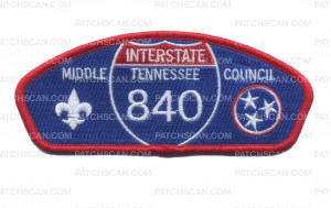 Patch Scan of Middle TN Council- Interstate "840" CSP 