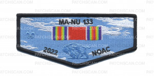 Patch Scan of Ma-Nu 133 2022 NOAC flap WWII