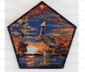Patch Scan of 2023 National Jamboree Center Piece (PO 101172)