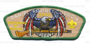 Patch Scan of Daniel Boone Council Gathering of Eagles 2024