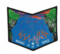 Black Hawk Lodge NOAC 2022 Bottom Piece (Sunset)  Mississippi Valley Council #141