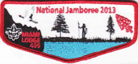 TB 213467 ML Jambo Flap RED 2013 Miami Valley Council #444