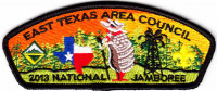 TB 201737A ETAC Jambo CSP Black 2013 East Texas Area Council #585