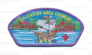Patch Scan of CAC - CALCASIEU AREA COUNCIL JSP (Purple Border)